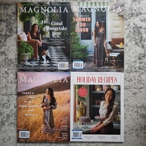 Magnolia Journal Magazine Set 26-28 2023 Joanna Gaines Chip Holiday Recipes